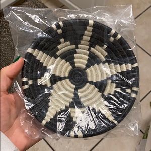 Small Black Woven bowl